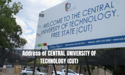 Address of CENTRAL UNIVERSITY OF TECHNOLOGY (CUT)