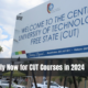 Apply Now for CUT Courses in 2024