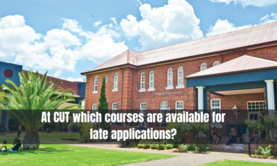 At CUT which courses are available for late applications?