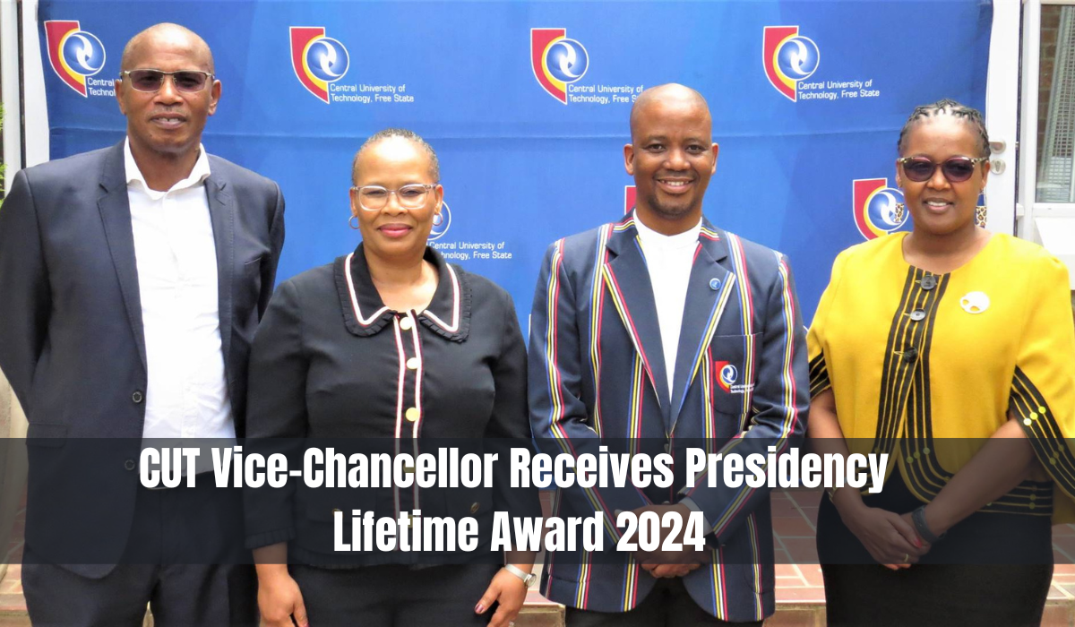 CUT Vice-Chancellor Receives Presidency Lifetime Award 2024