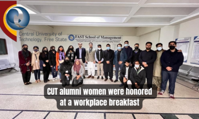 CUT alumni women were honored at a workplace breakfast