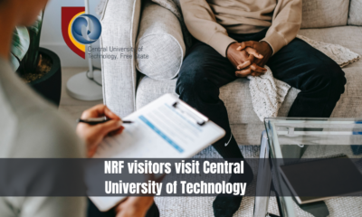 NRF visitors visit Central University of Technology