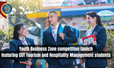 Youth Business Zone competition launch featuring CUT Tourism and Hospitality Management students