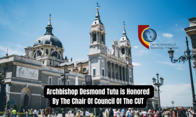 Archbishop Desmond Tutu is Honored By The Chair Of Council Of The CUT