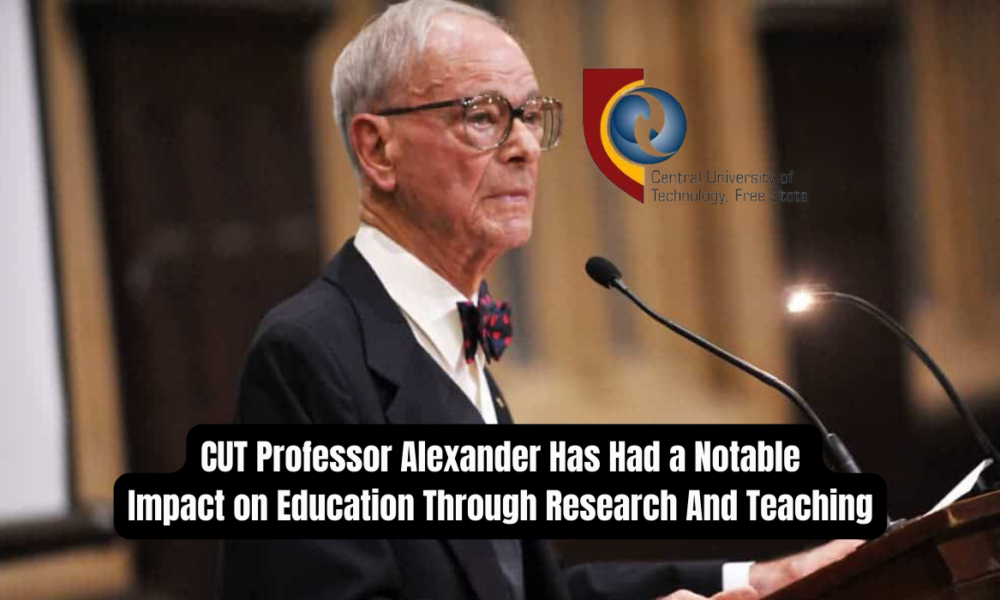 CUT Professor Alexander Has Had a Notable Impact on Education Through Research And Teaching