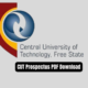 CUT Prospectus PDF Download