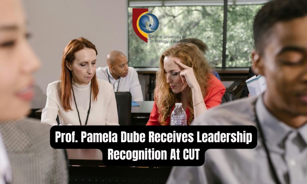 Prof. Pamela Dube Receives Leadership Recognition At CUT