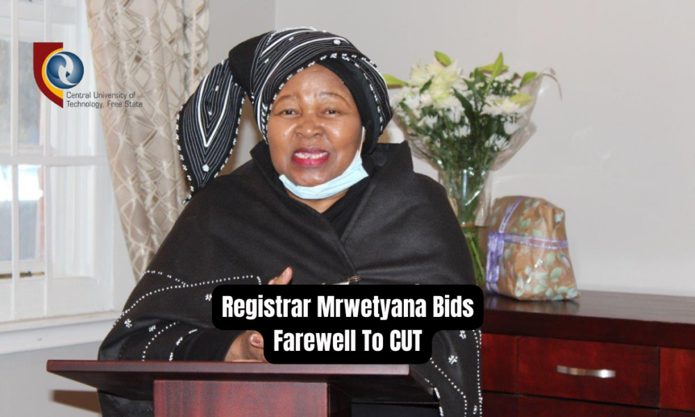 Registrar Mrwetyana Bids Farewell To CUT