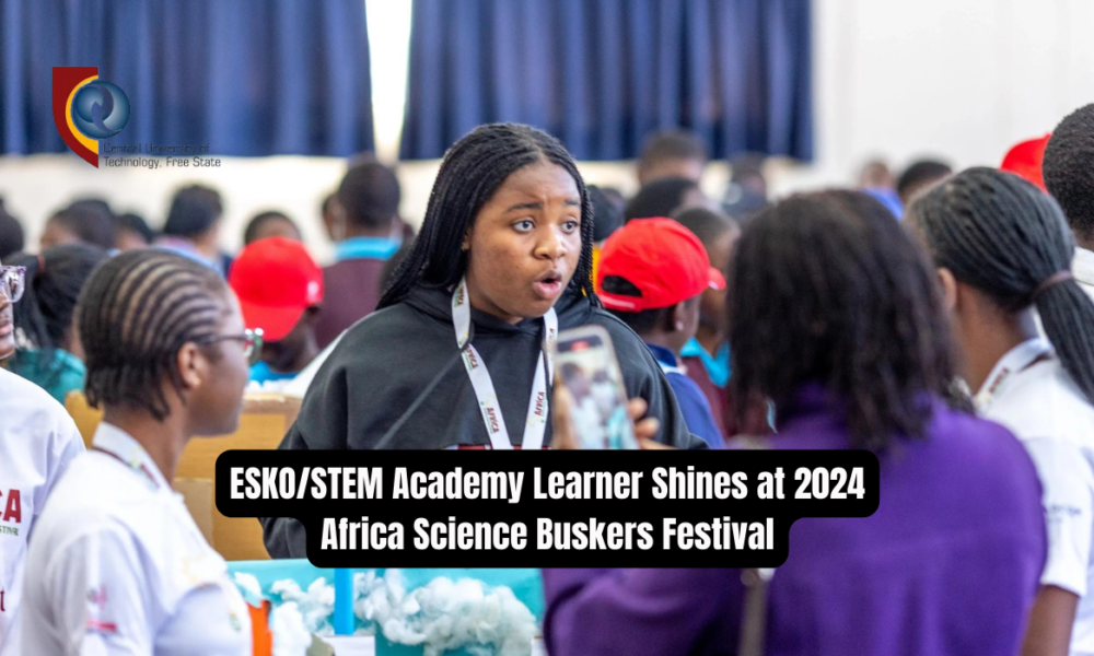 ESKO/STEM Academy Learner Shines at 2024 Africa Science Buskers Festival