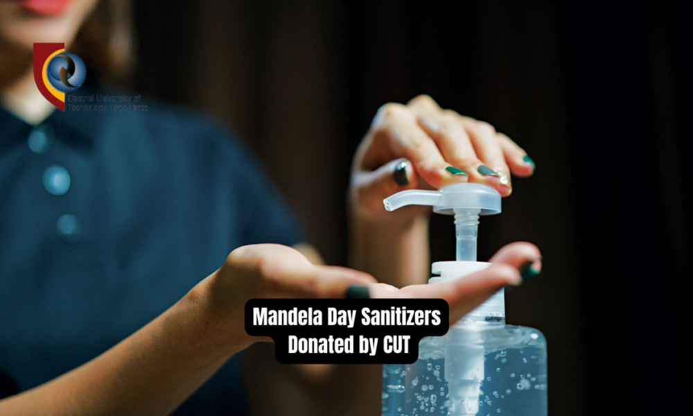 Mandela Day Sanitizers Donated by CUT