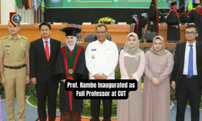 Prof. Rambe Inaugurated as Full Professor at CUT