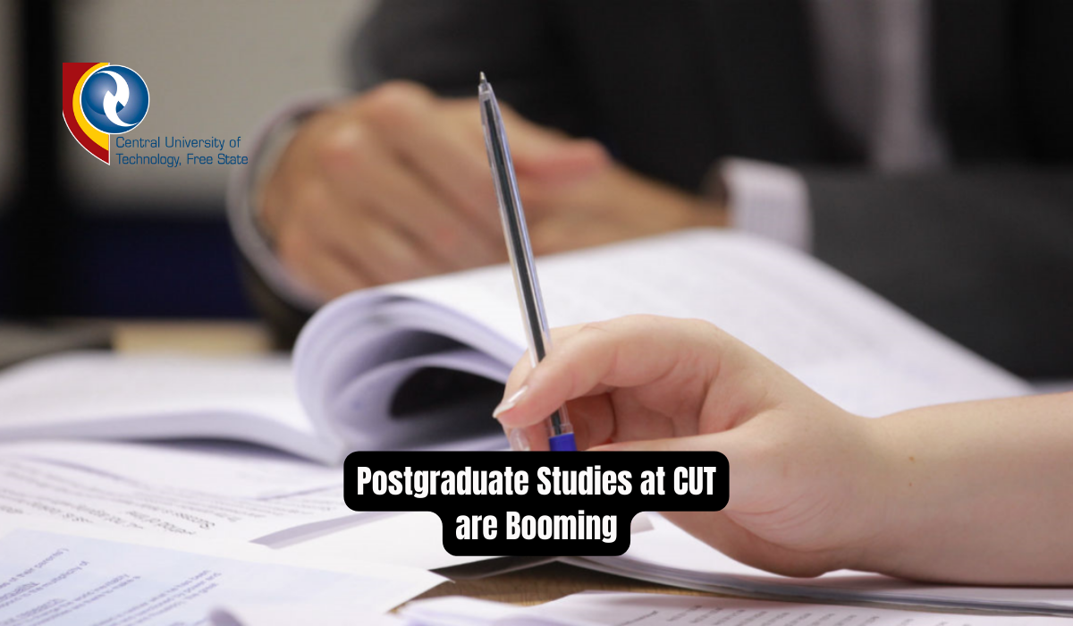 Postgraduate Studies at CUT are Booming